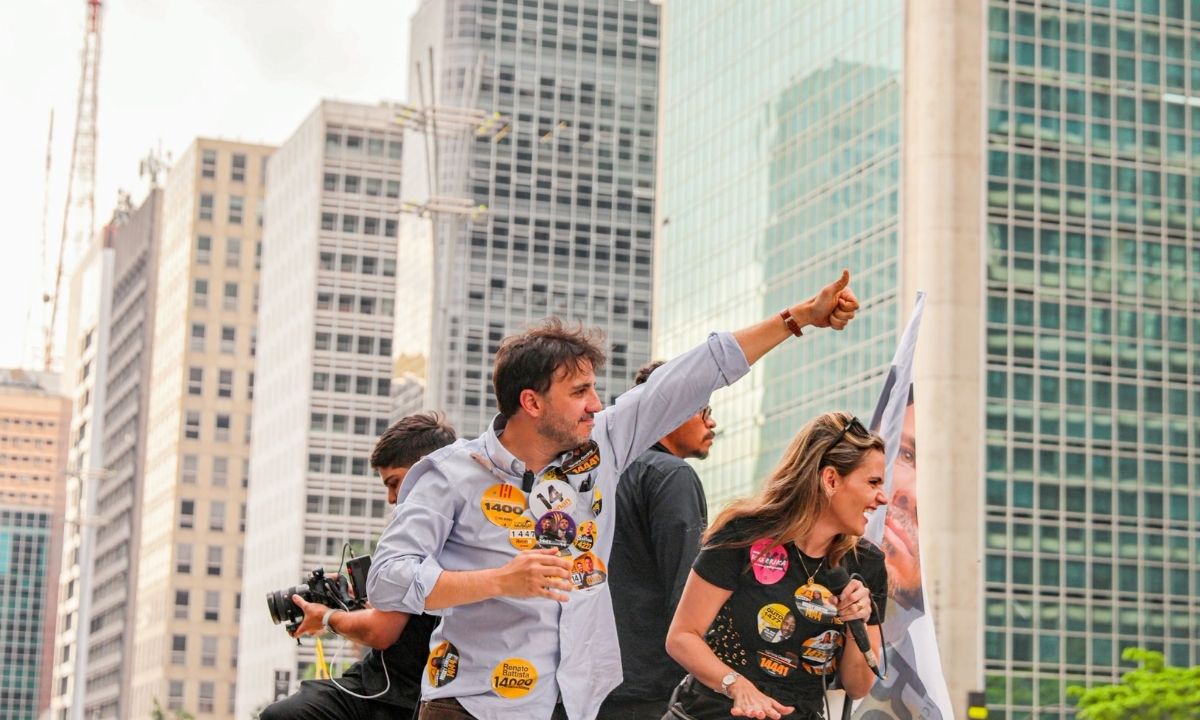 O presidenciável Renan Santos