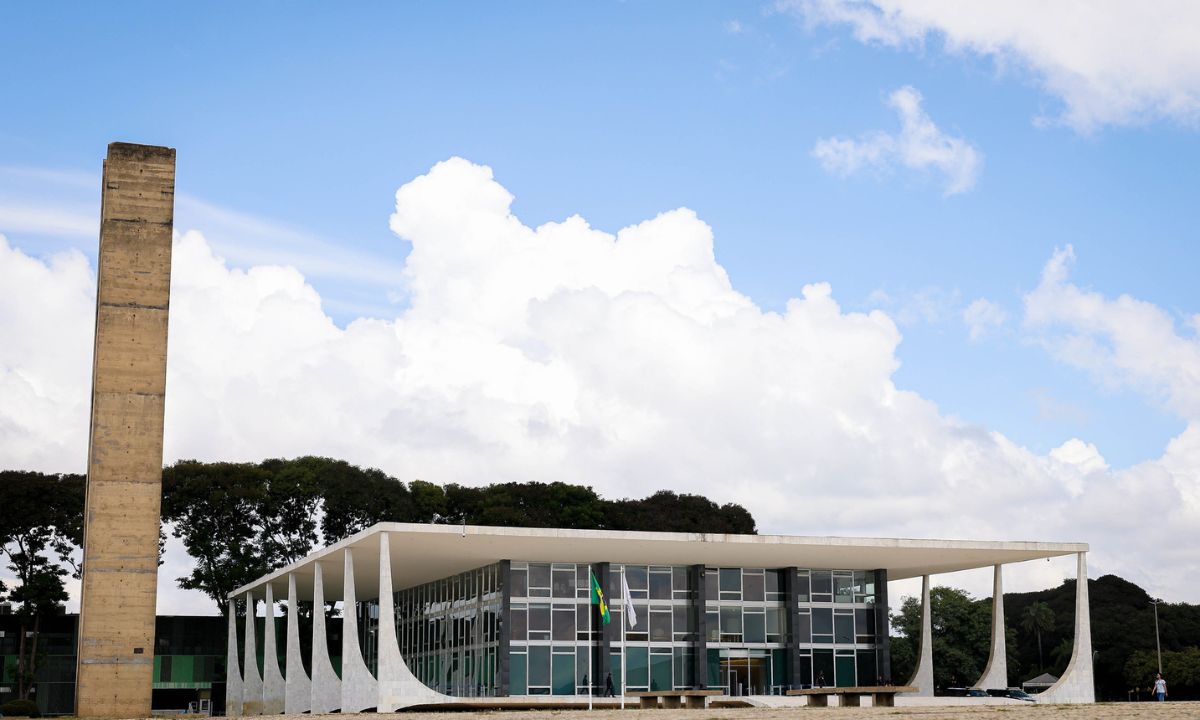 A fachada do Supremo Tribunal Federal