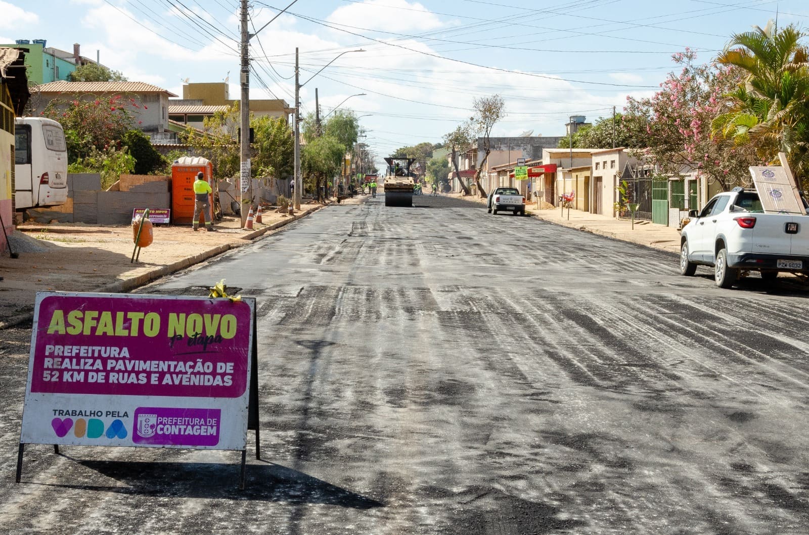CGU aponta falhas na fiscalização e defeitos em obras do Programa Asfalto Novo em Contagem
