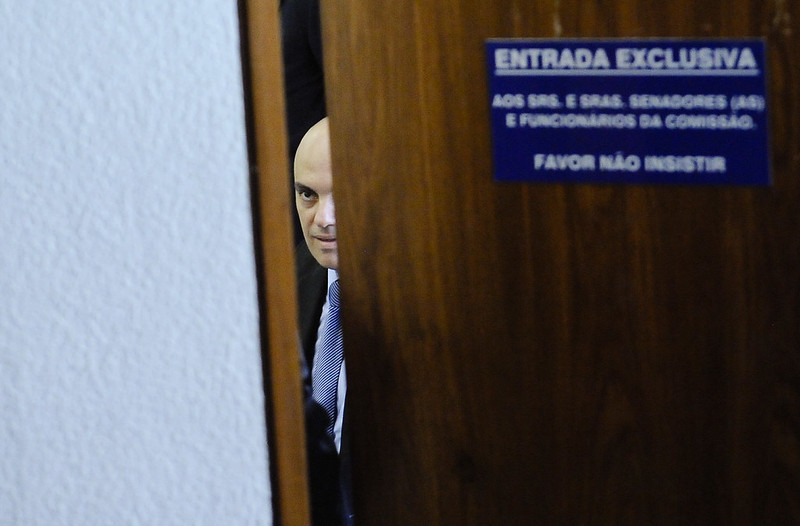 Na foto, o ministro do STF, Alexandre de Moraes