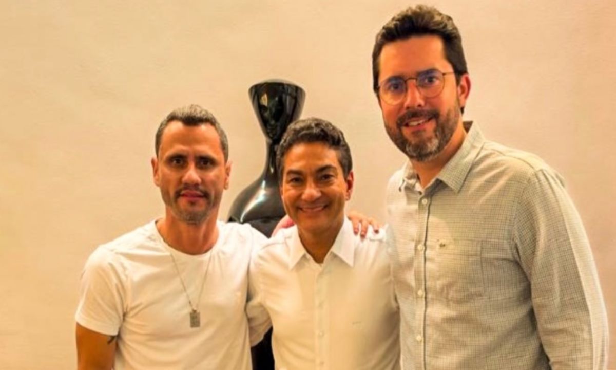 Cleitinho, Marcos Pereira e Falcão