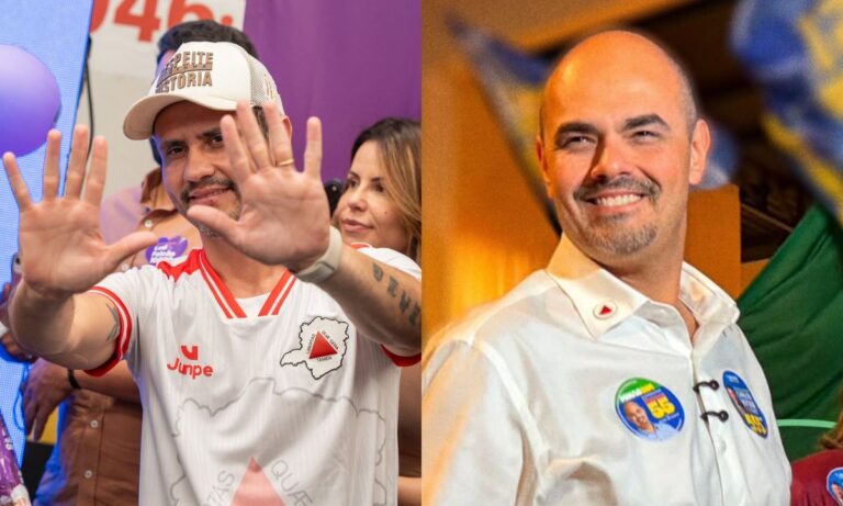 Na foto, Cleitinho Azevedo e Mateus Simões