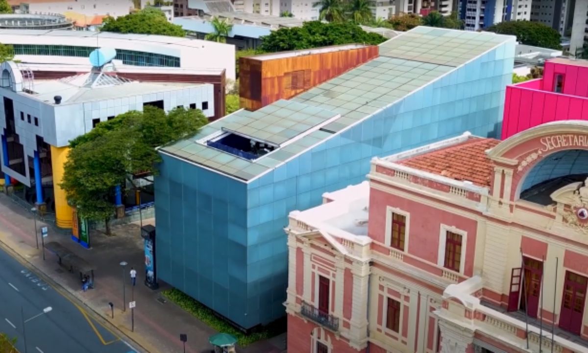 Fachada do Espaço do Conhecimento da UFMG