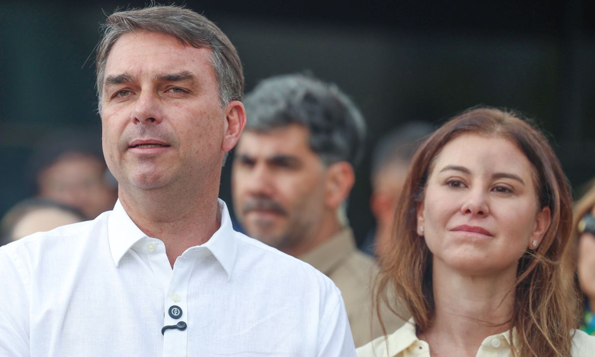 O senador Flávio Bolsonaro