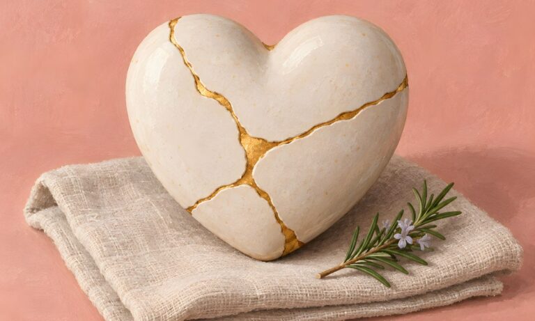 Foto mostra cerâmica restaurada com Kintsugi