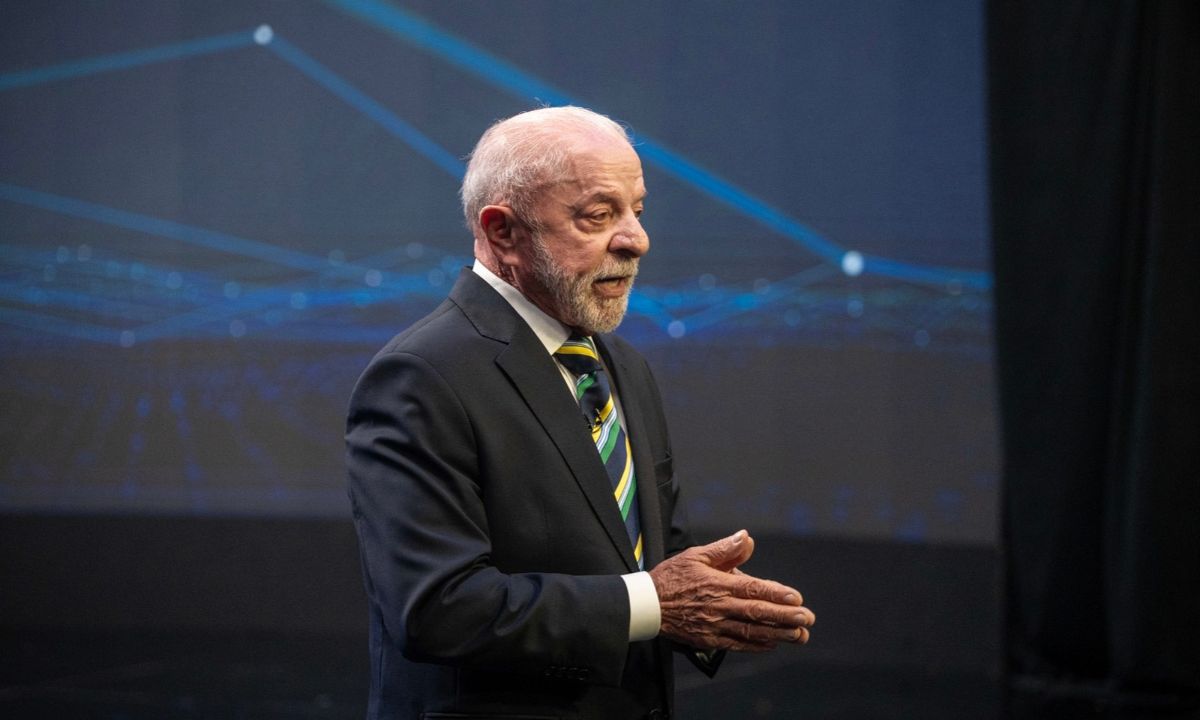 O presidente Luiz Inácio Lula da Silva