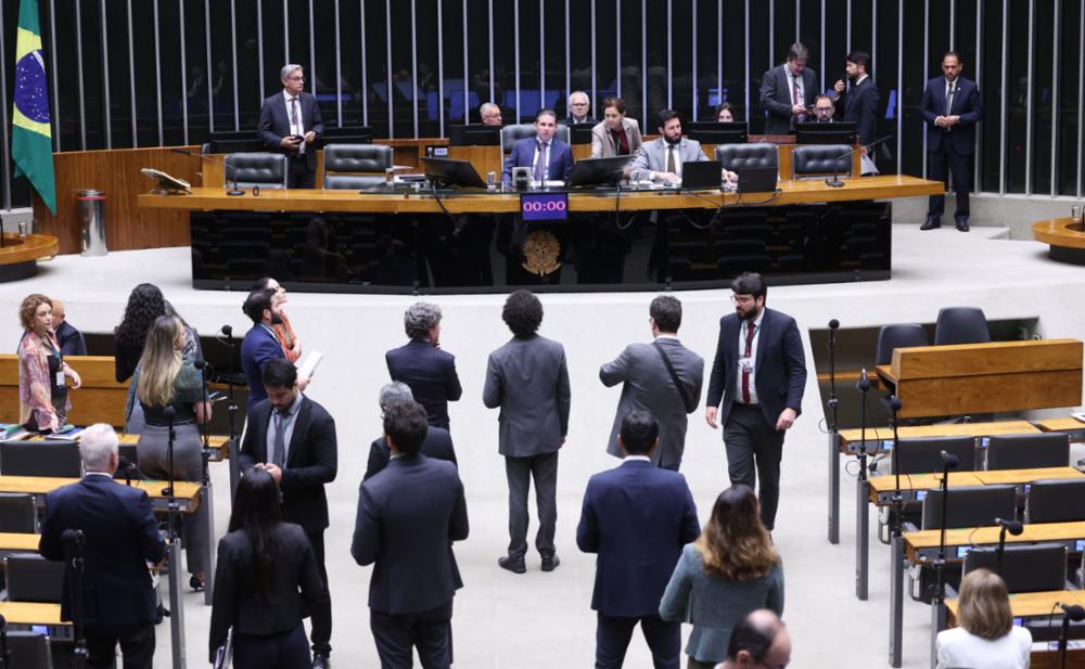 O plenário da Câmara dos Deputados
